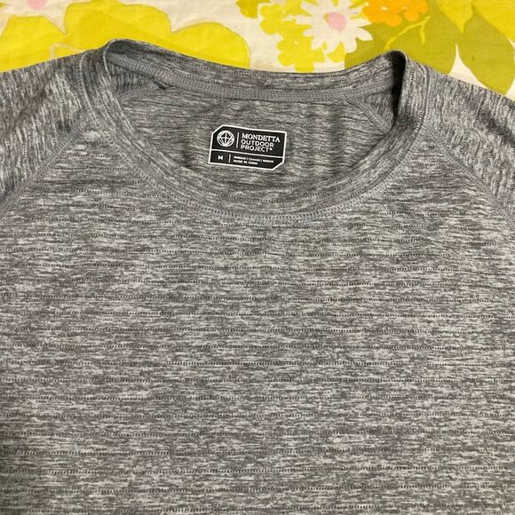 Mondetta Outdoor Project Men’s Evolution Tee Shirt Gray Size Medium - Picture 4 of 8
